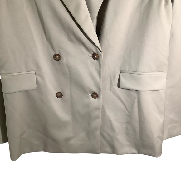 LouLou Studio Stone Donau Double-Breasted Blazer 100% Wool - Picture 5 of 11